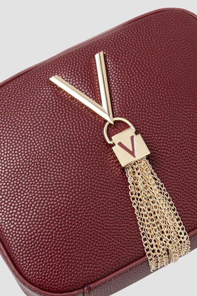 VALENTINO Maroon Divina Camera Bag