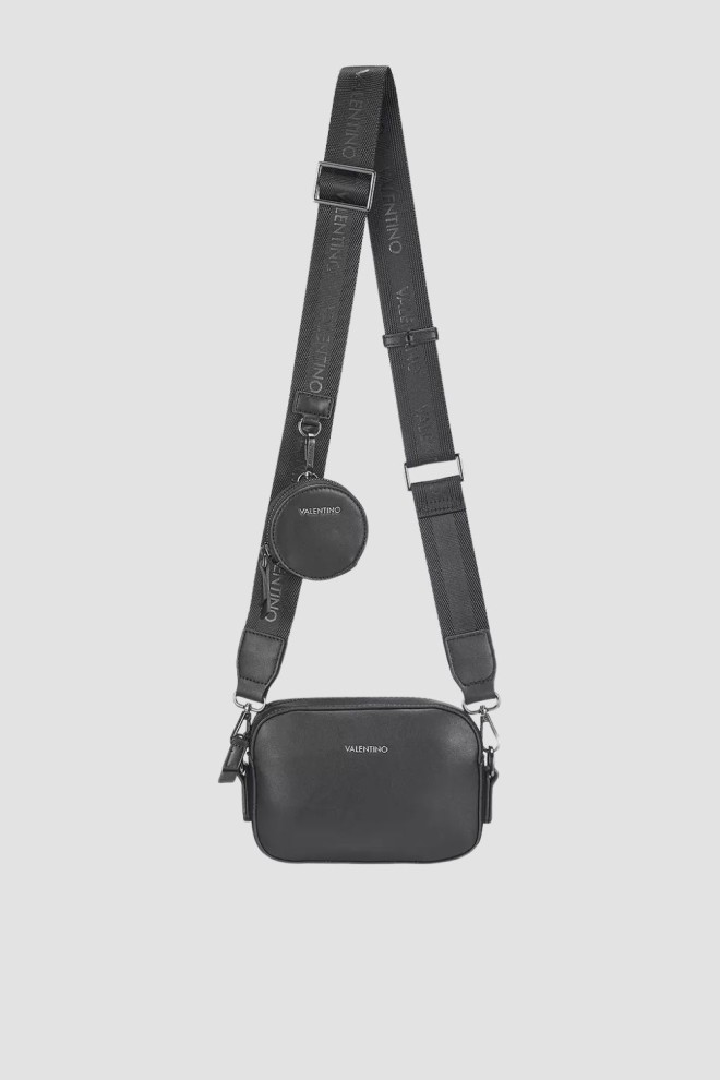 VALENTINO Чорна чоловіча сумка Horizon Crossbody