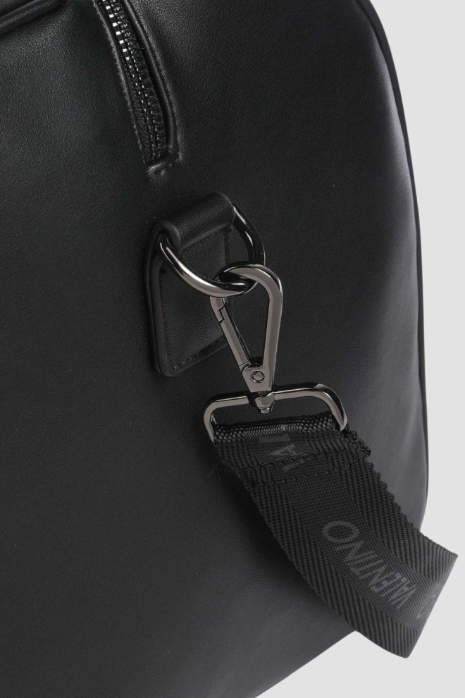 VALENTINO Black eco leather travel bag Horizon