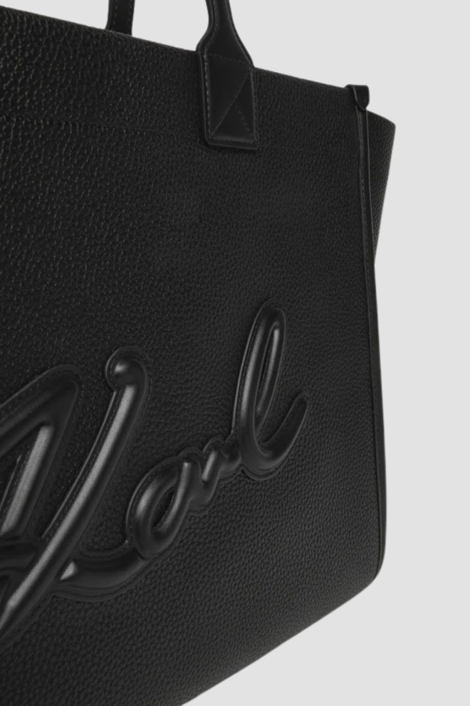 KARL LAGERFELD Czarna shopperka Skuare Tote