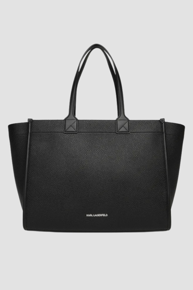 KARL LAGERFELD Negru Shopper Skuare Tote