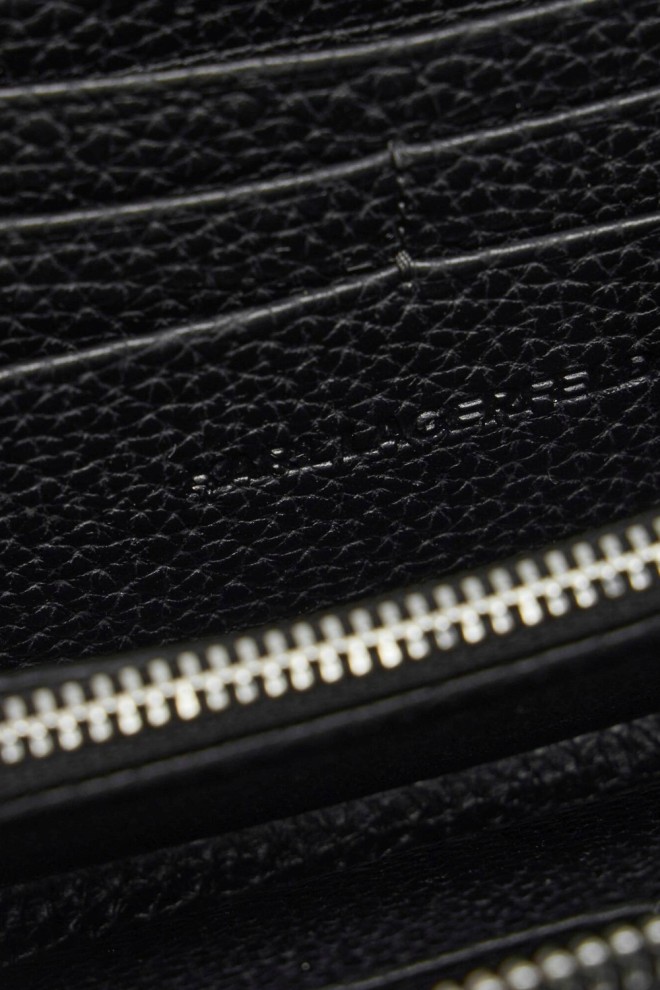 Гаманець KARL LAGERFELD Black Ikon Pebble Pin Cont Cont Wallet