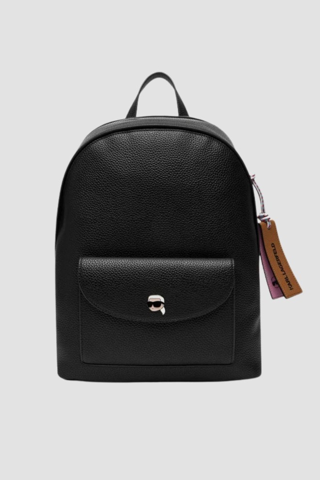 Жіночий рюкзак KARL LAGERFELD Ikon Pebble чорний