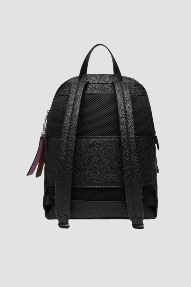 KARL LAGERFELD Black Women's Ikon Pebble Backpack