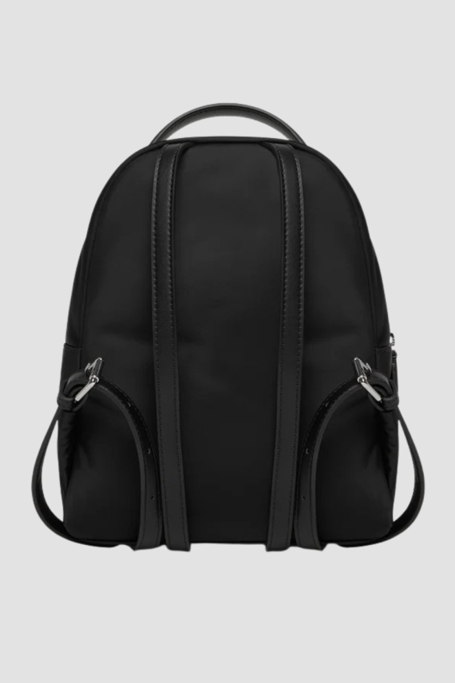 KARL LAGERFELD Black Small Women's Ikon Nylon Backpack
