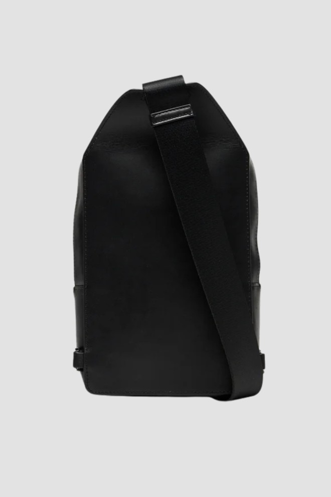 KARL LAGERFELD Piele neagră Loom Sling Bag