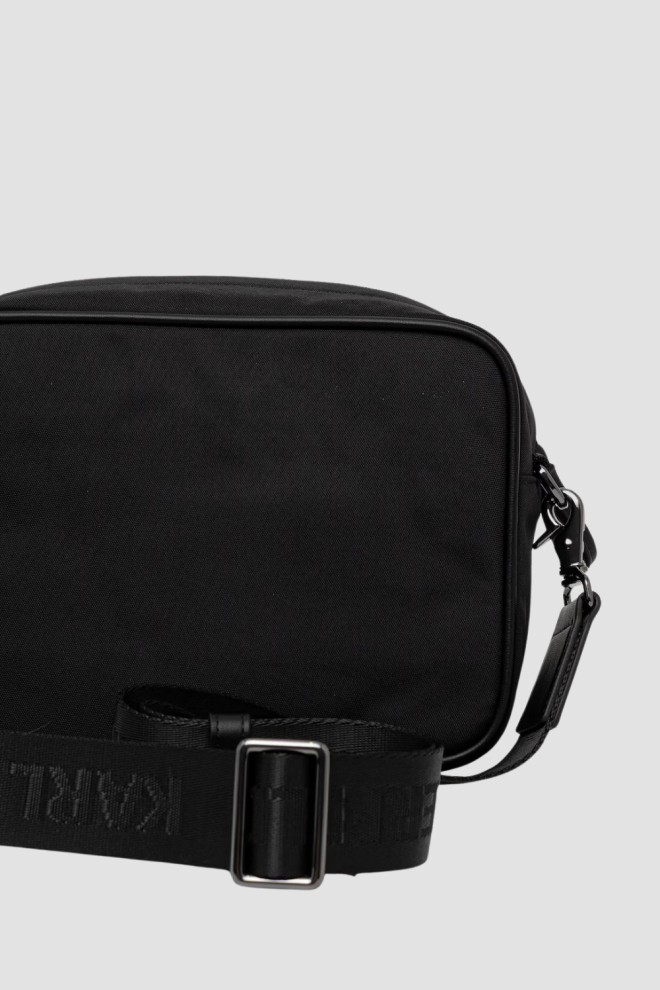 KARL LAGERFELD Czarna saszetka męska Kameo Crossbody