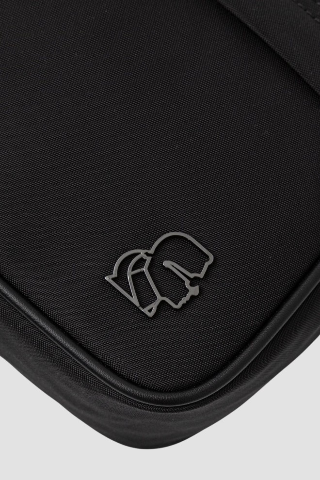 KARL LAGERFELD Чорна чоловіча сумка Kameo Crossbody