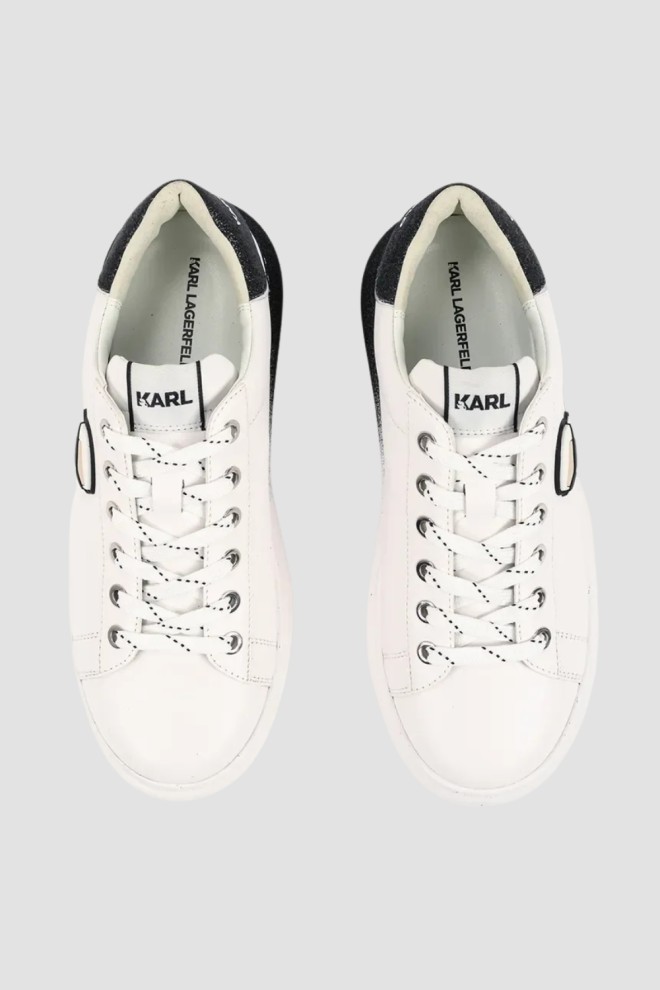 KARL LAGERFELD White women's KAPRI Ombre NFT Lo Lace sneakers