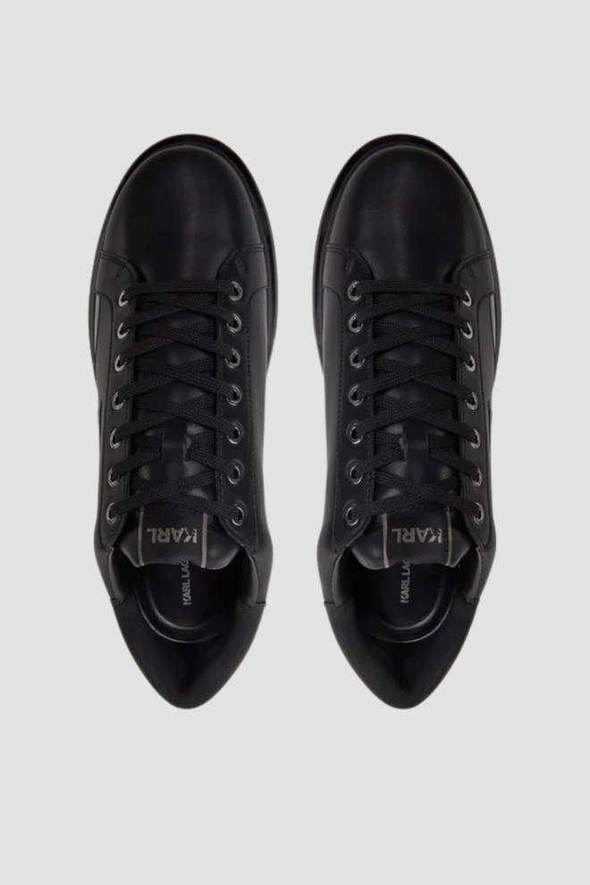 KARL LAGERFELD Black men's KAPRI KUSHION Karl Signia Shine sneakers