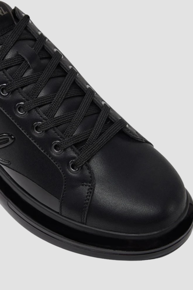 KARL LAGERFELD Black men's KAPRI KUSHION Karl Signia Shine sneakers