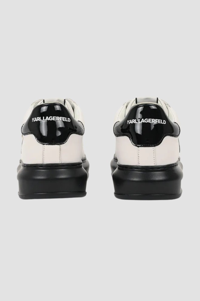 KARL LAGERFELD Białe męskie sneakersy KAPRI MENS Karl NFT Lo Lace