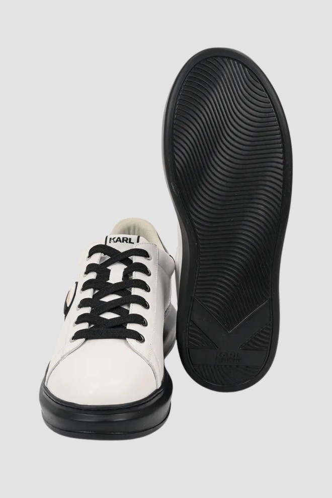 KARL LAGERFELD Białe męskie sneakersy KAPRI MENS Karl NFT Lo Lace