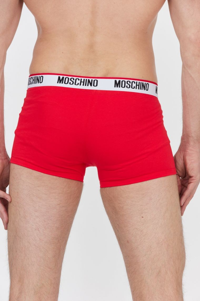 MOSCHINO Red logo boxer shorts 2 pack