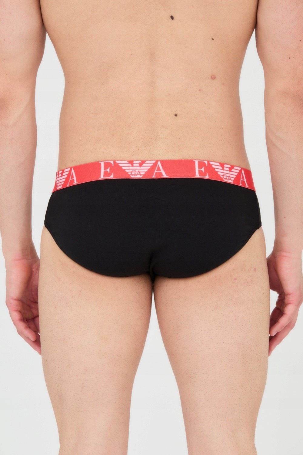 EMPORIO ARMANI Black briefs 3-pack