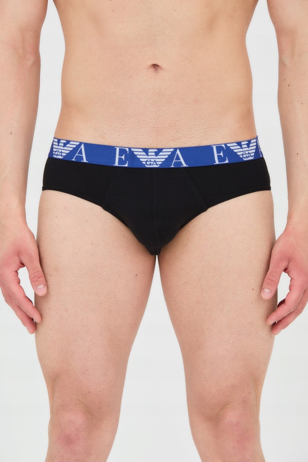 EMPORIO ARMANI Black briefs 3-pack