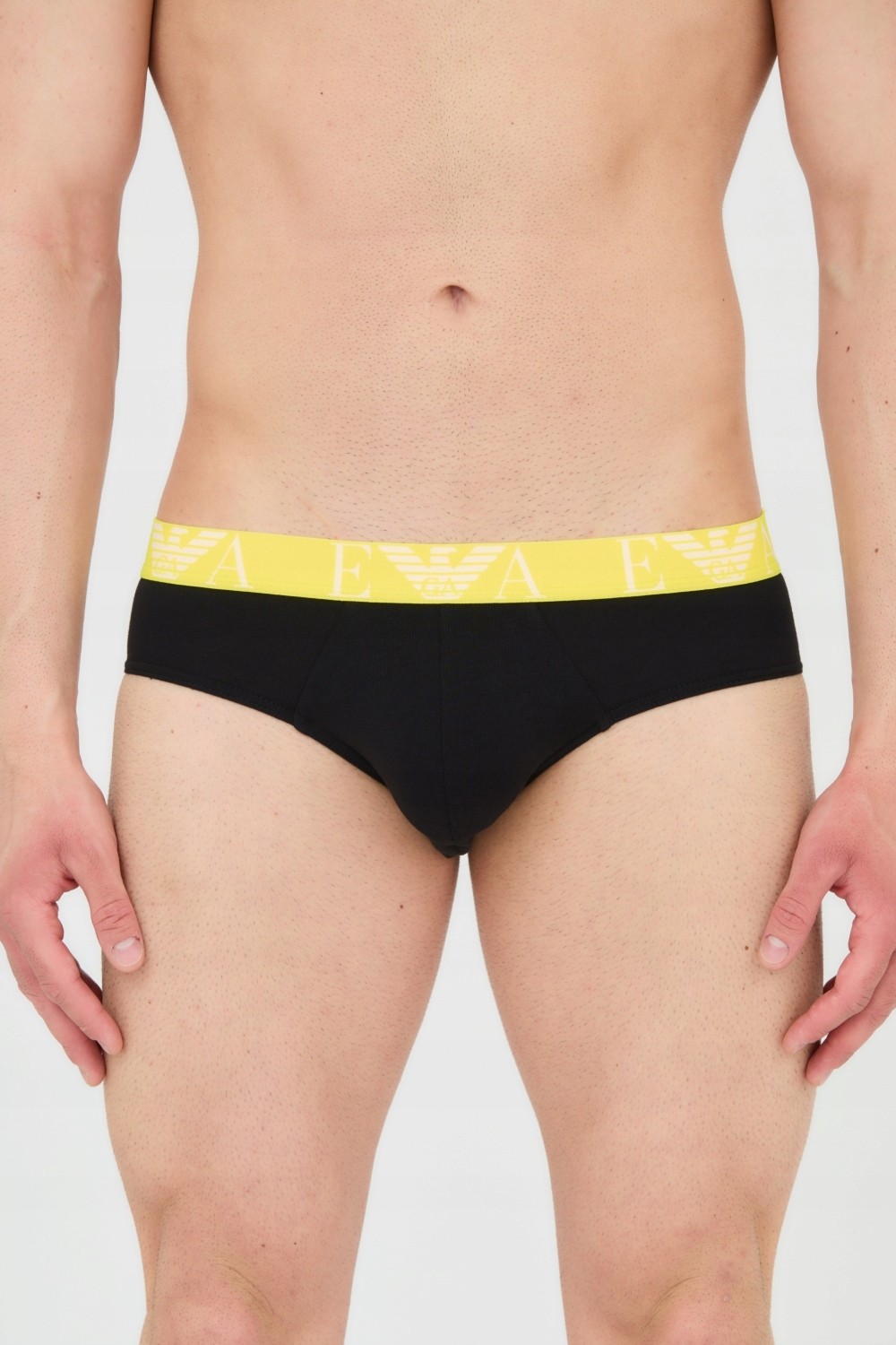 EMPORIO ARMANI Slipy czarne 3-pack