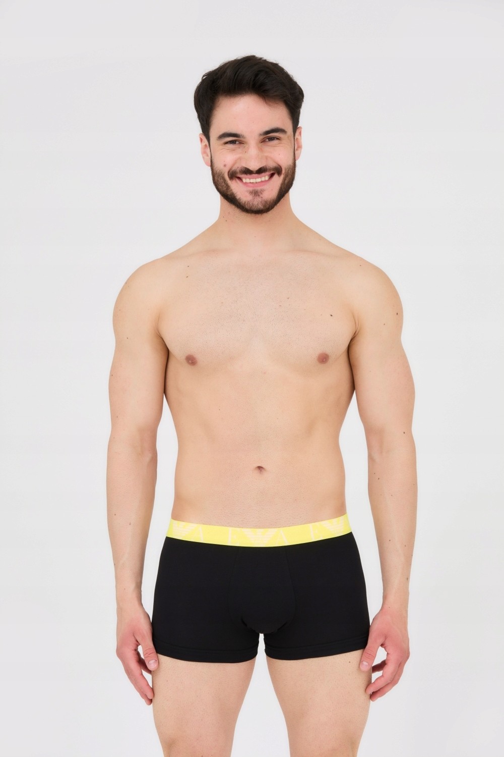 EMPORIO ARMANI Комплет чорної чоловічої білизни-боксерок 3PACK