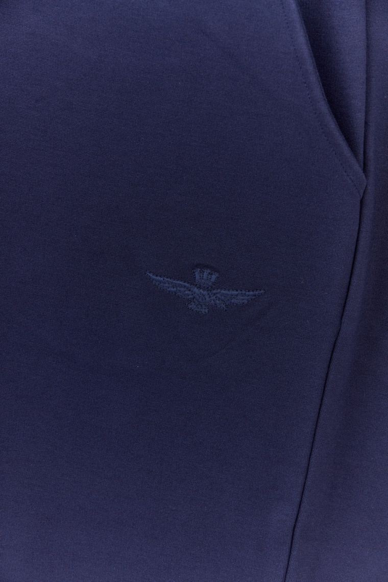 AERONAUTICA MILITARE Granatowe spodnie męskie dresowe