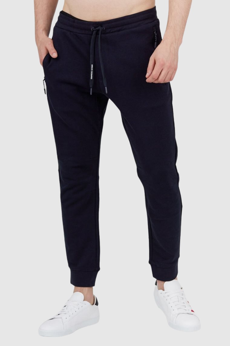 ARMANI EXCHANGE Navy blue men's sweatpants