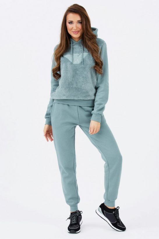 Pantaloni de trening pentru femei EMPORIO ARMANI Green