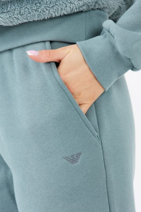 Pantaloni de trening pentru femei EMPORIO ARMANI Green