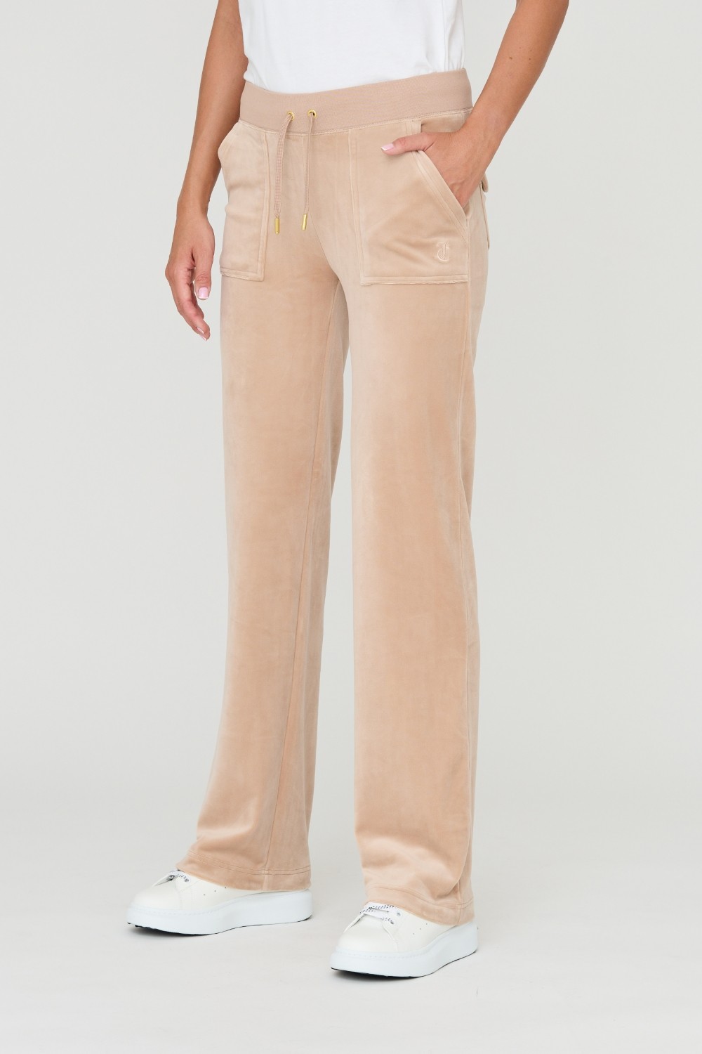 JUICY COUTURE Beige Del Ray Pants