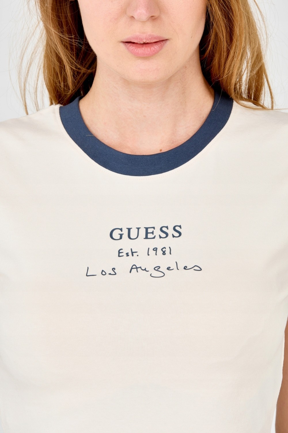 Tricou pentru femei GUESS Ecru