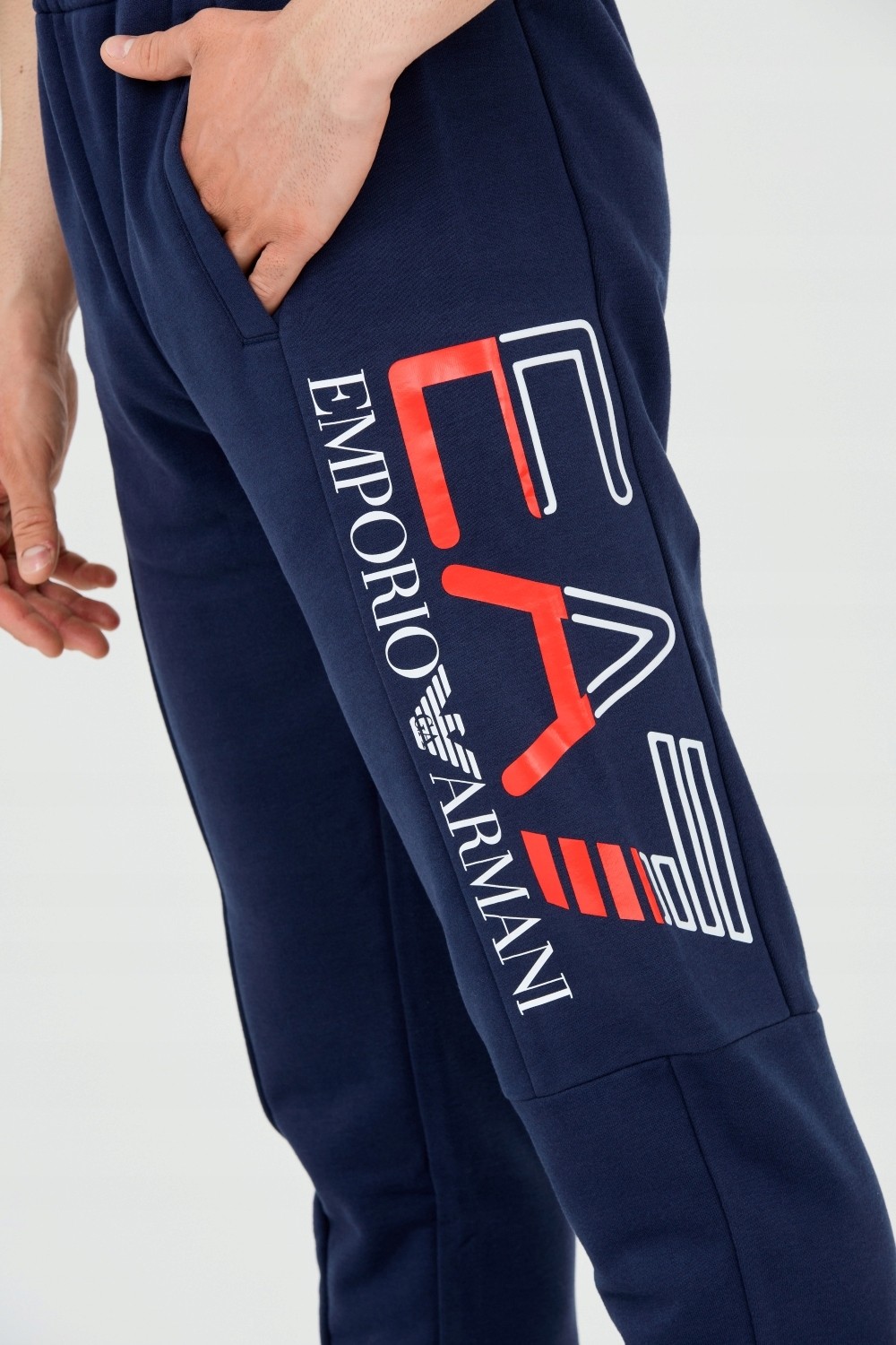 EA7 Long navy blue sweatpants