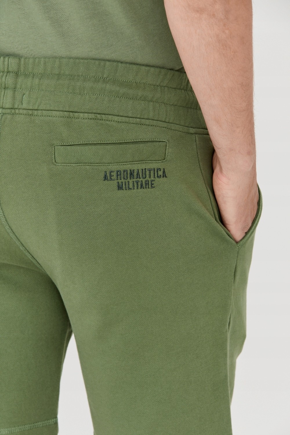 AERONAUTICA MILITARE Men's green Bermuda shorts