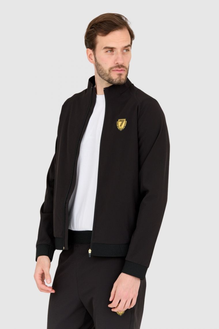 EA7 Czarny męski dres