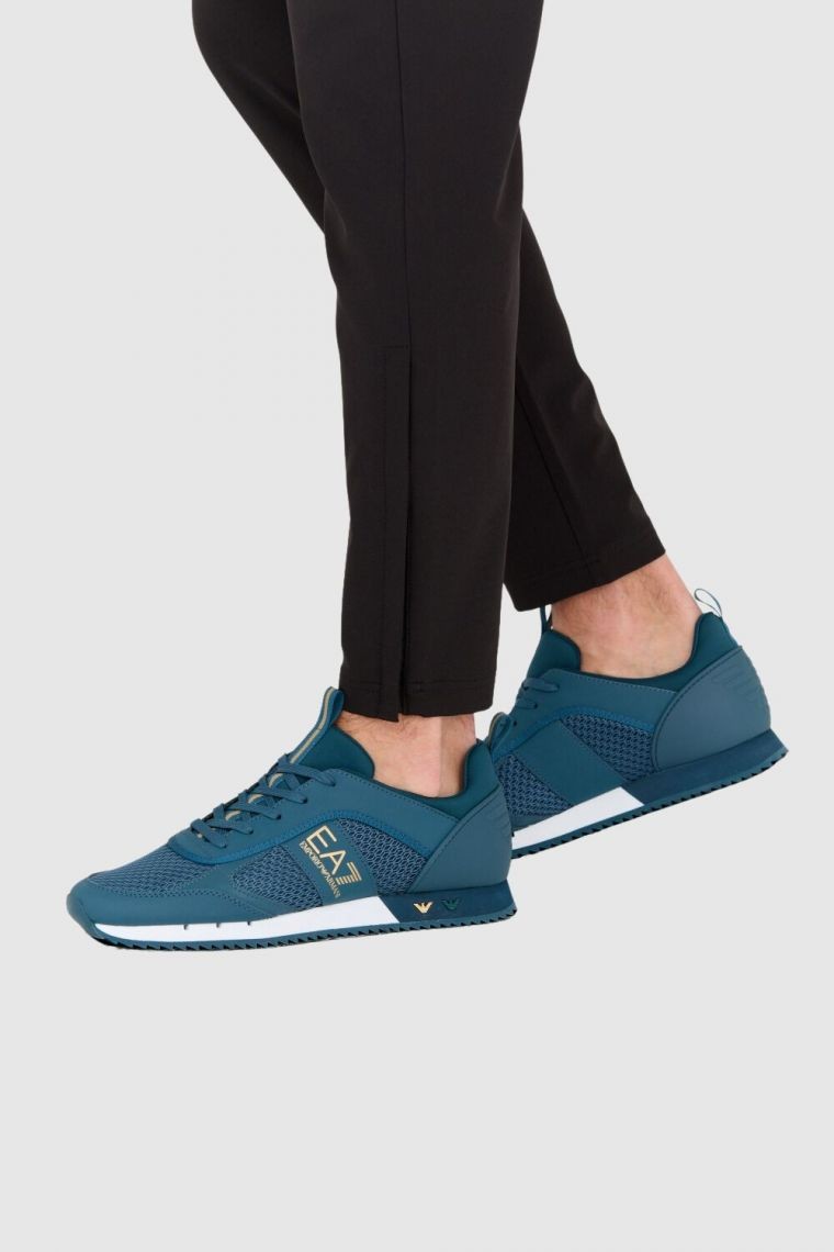 EA7 Czarny męski dres