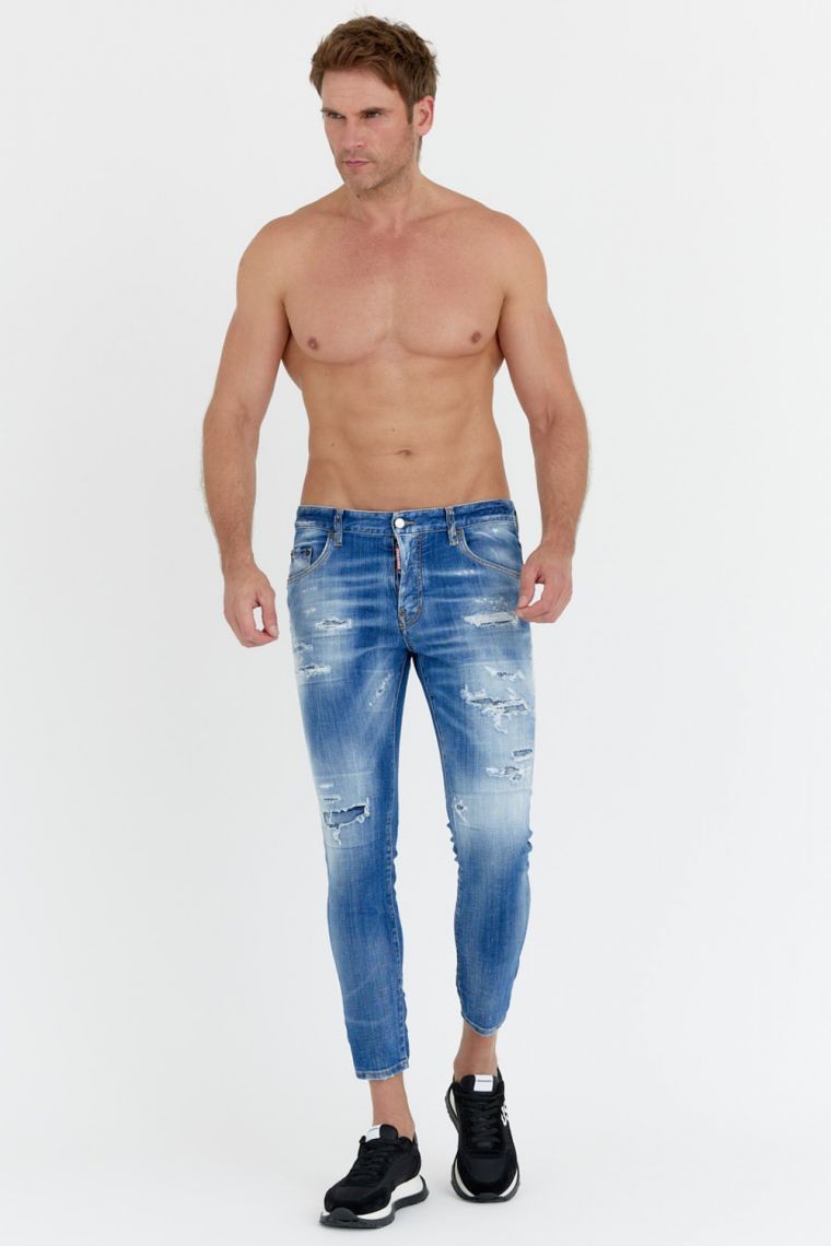 DSQUARED2 Blue blugi skater pentru bărbați