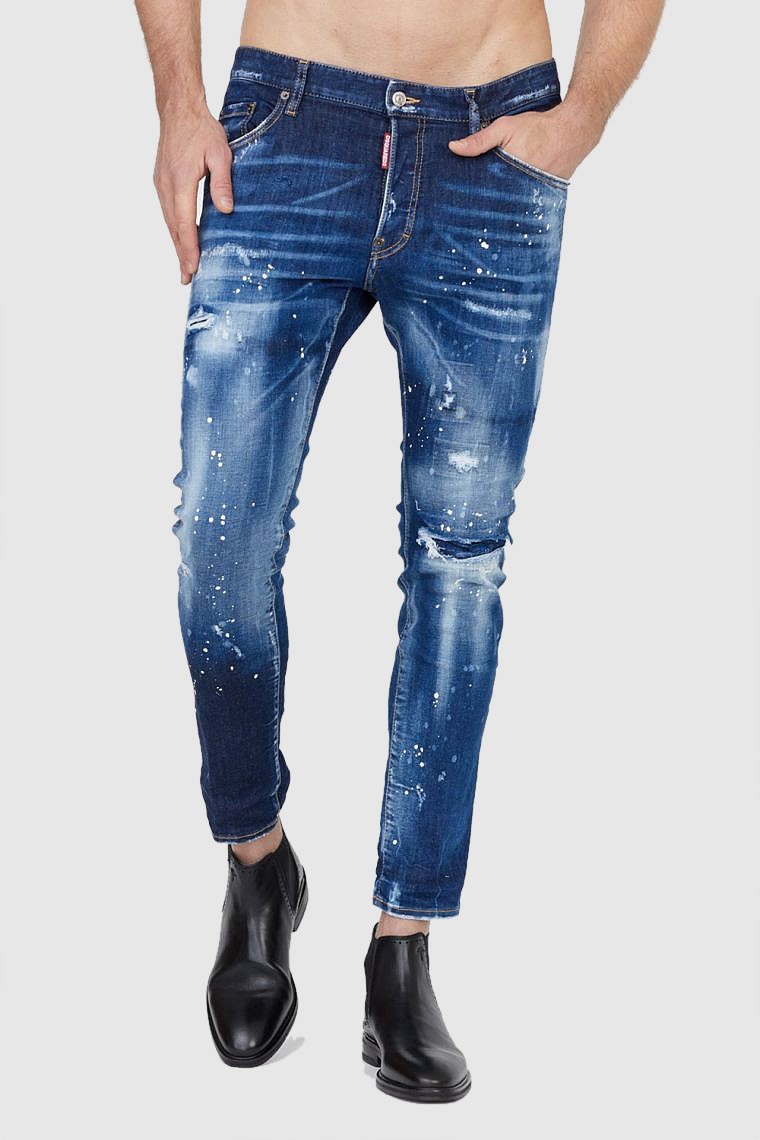 DSQUARED2 Blue men's Skater jeans