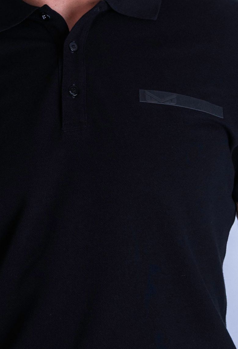 FENDI Men's polo shirt in black