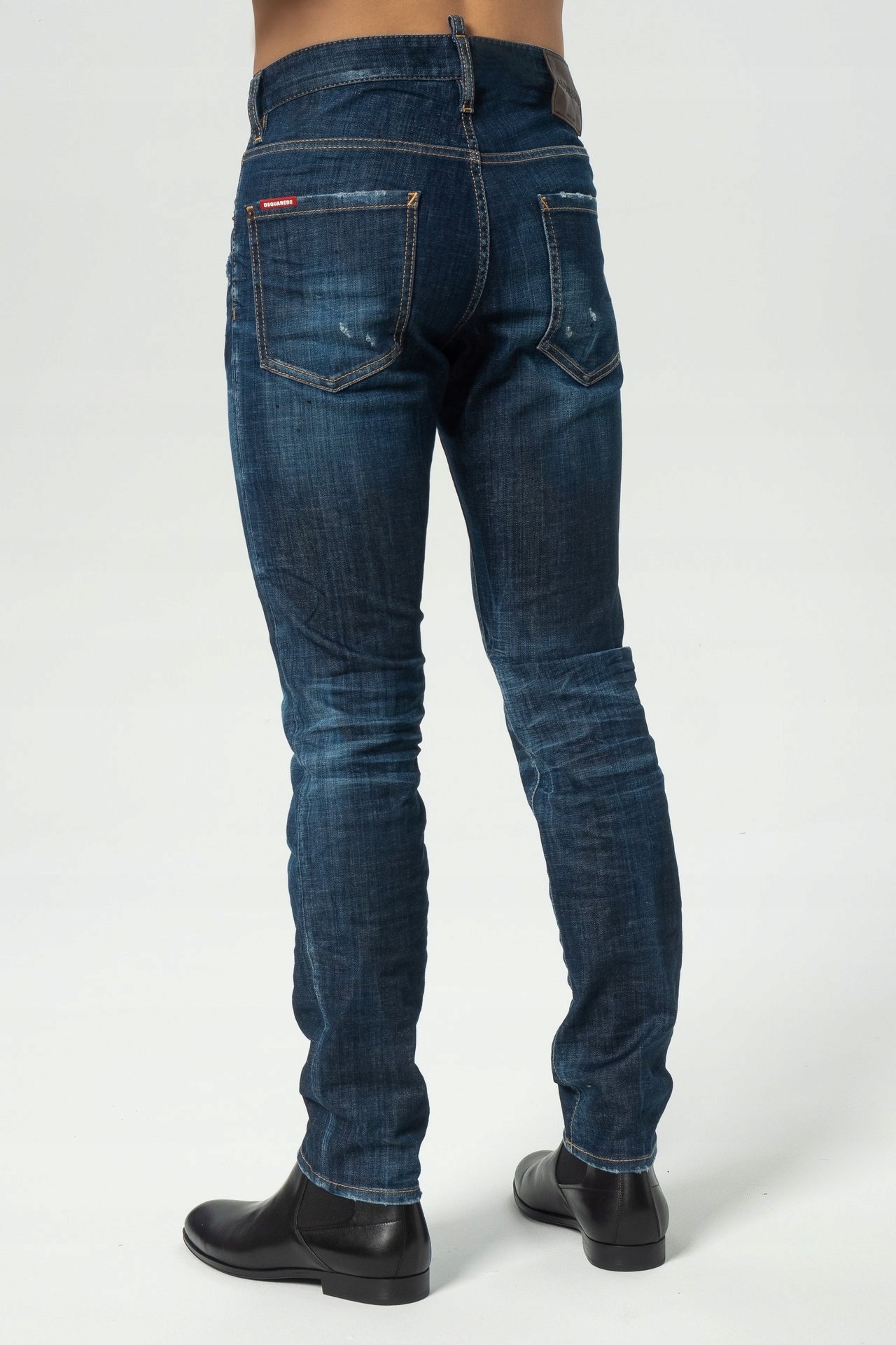 DSQUARED2 Męskie granatowe jeansy cool guy jean