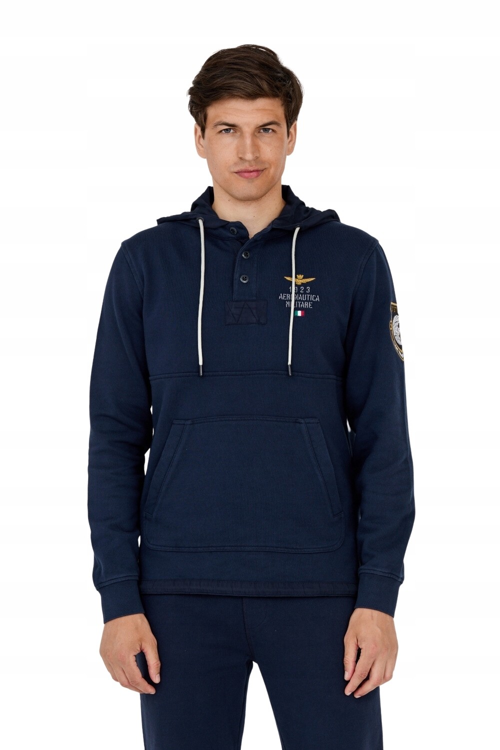 AERONAUTICA MILITARE Men's navy blue sweatshirt