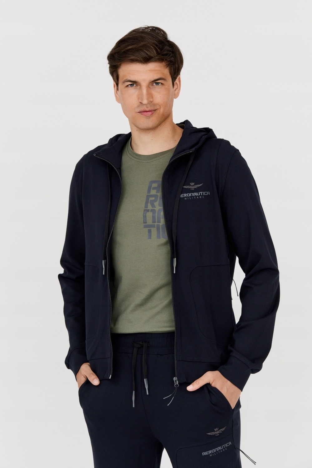 AERONAUTICA MILITARE Men's navy blue sweatshirt