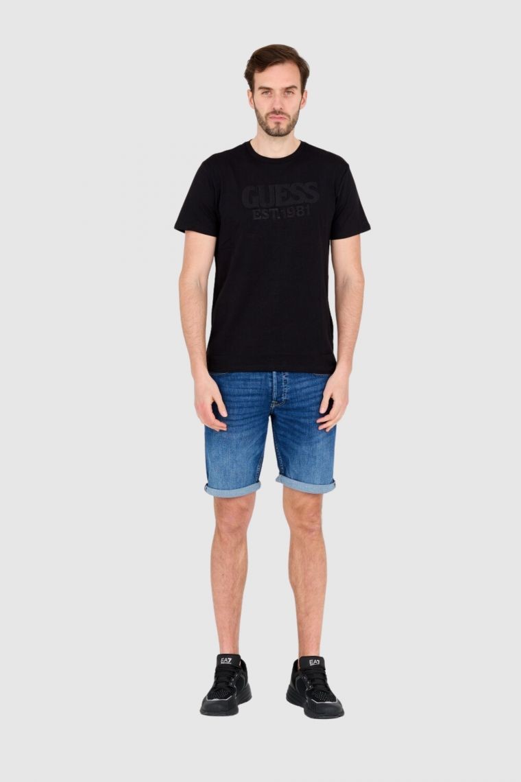 GUESS T-shirt black slim fit