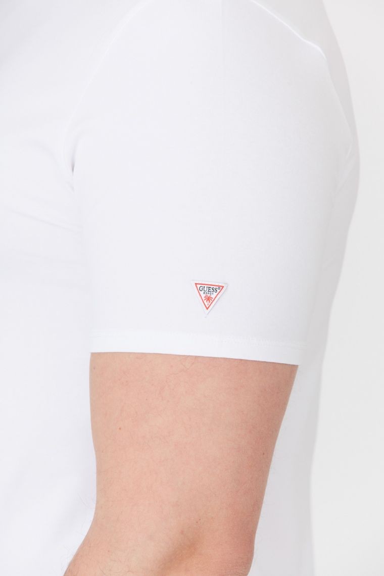 GUESS Tricou alb de plajă pentru bărbați