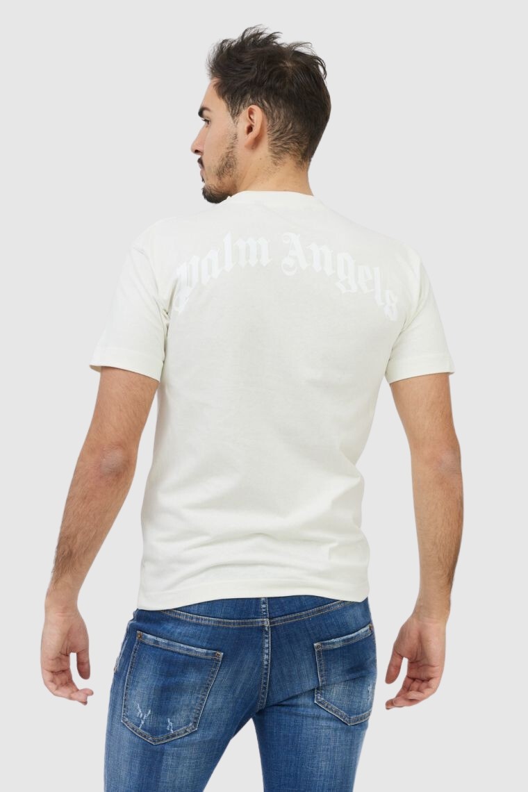PALM ANGELS White men's t-shirt with teddy bear