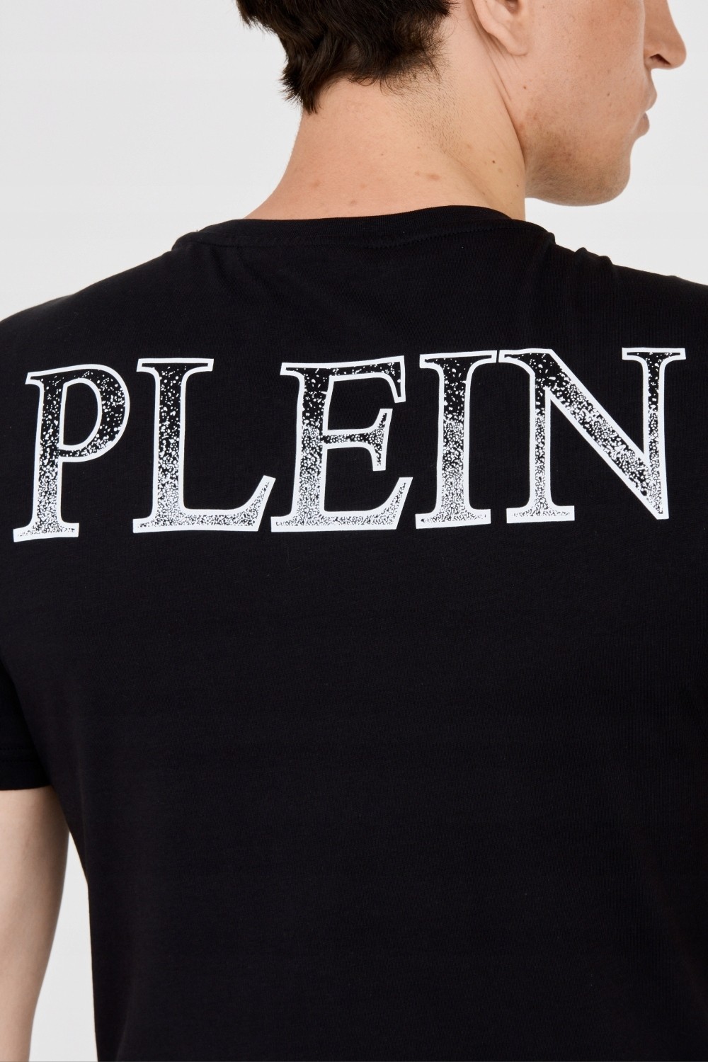 PHILIPP PLEIN T-shirt z czaszką w płomieniach