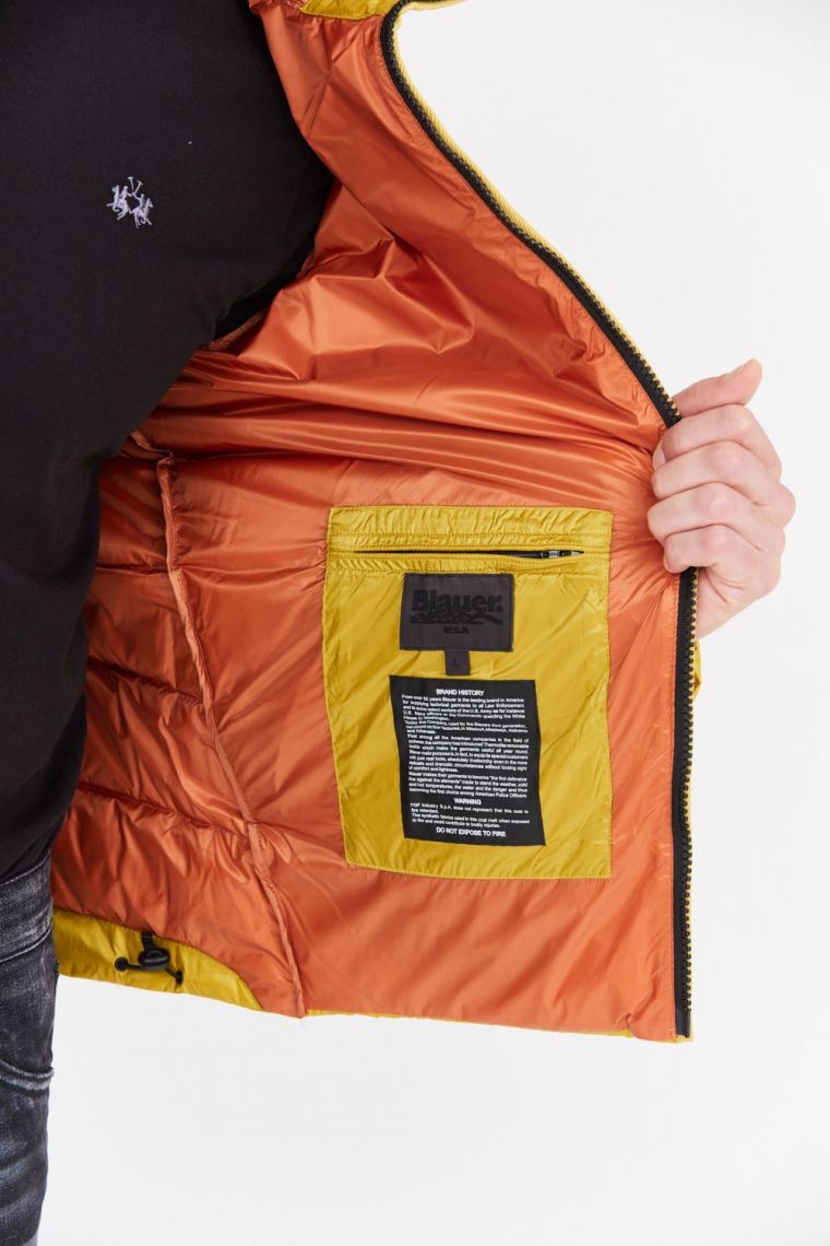 BLAUER Жовтий пуховик Sergio