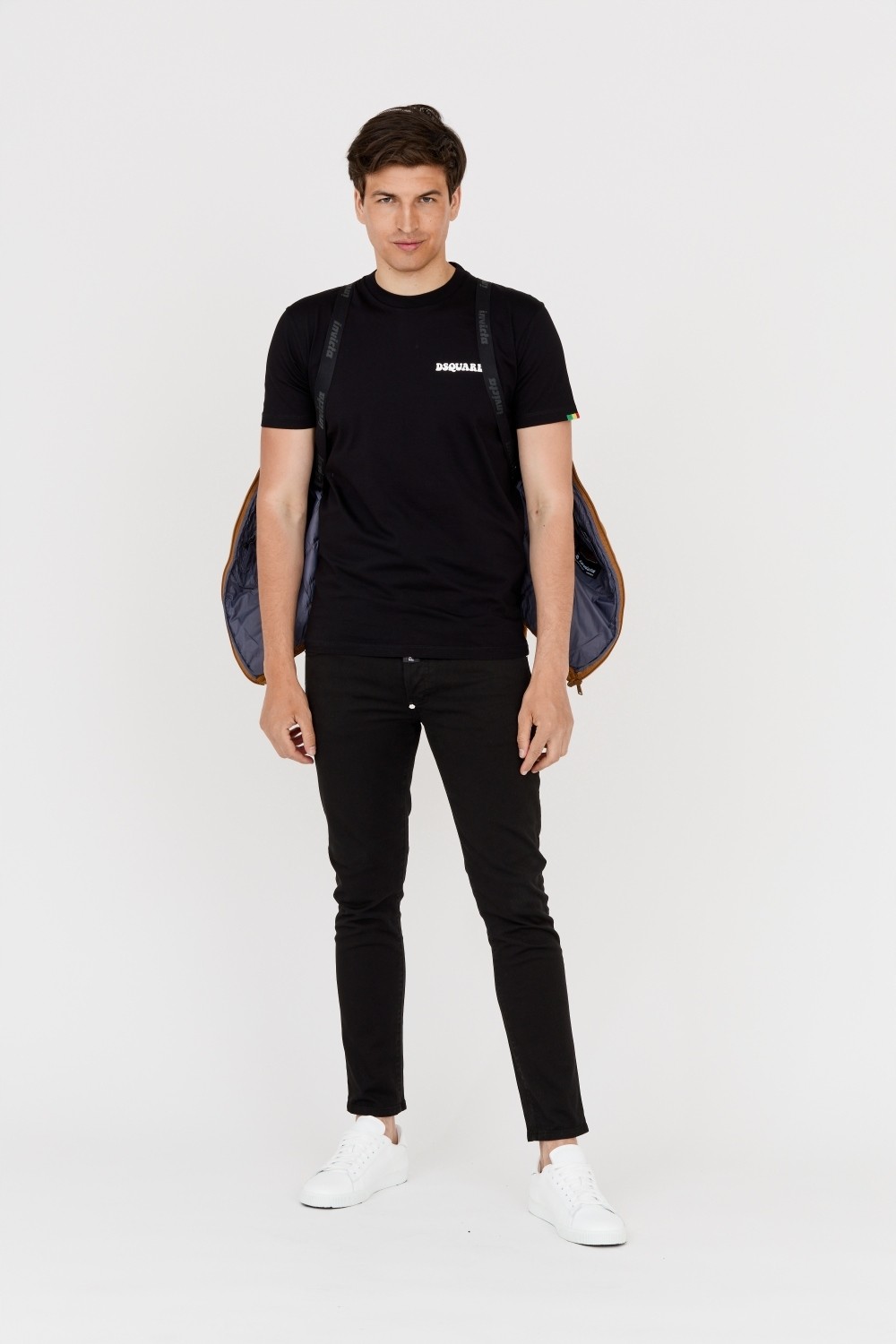 INVICTA Коричневий жіночий пуховик з капюшоном