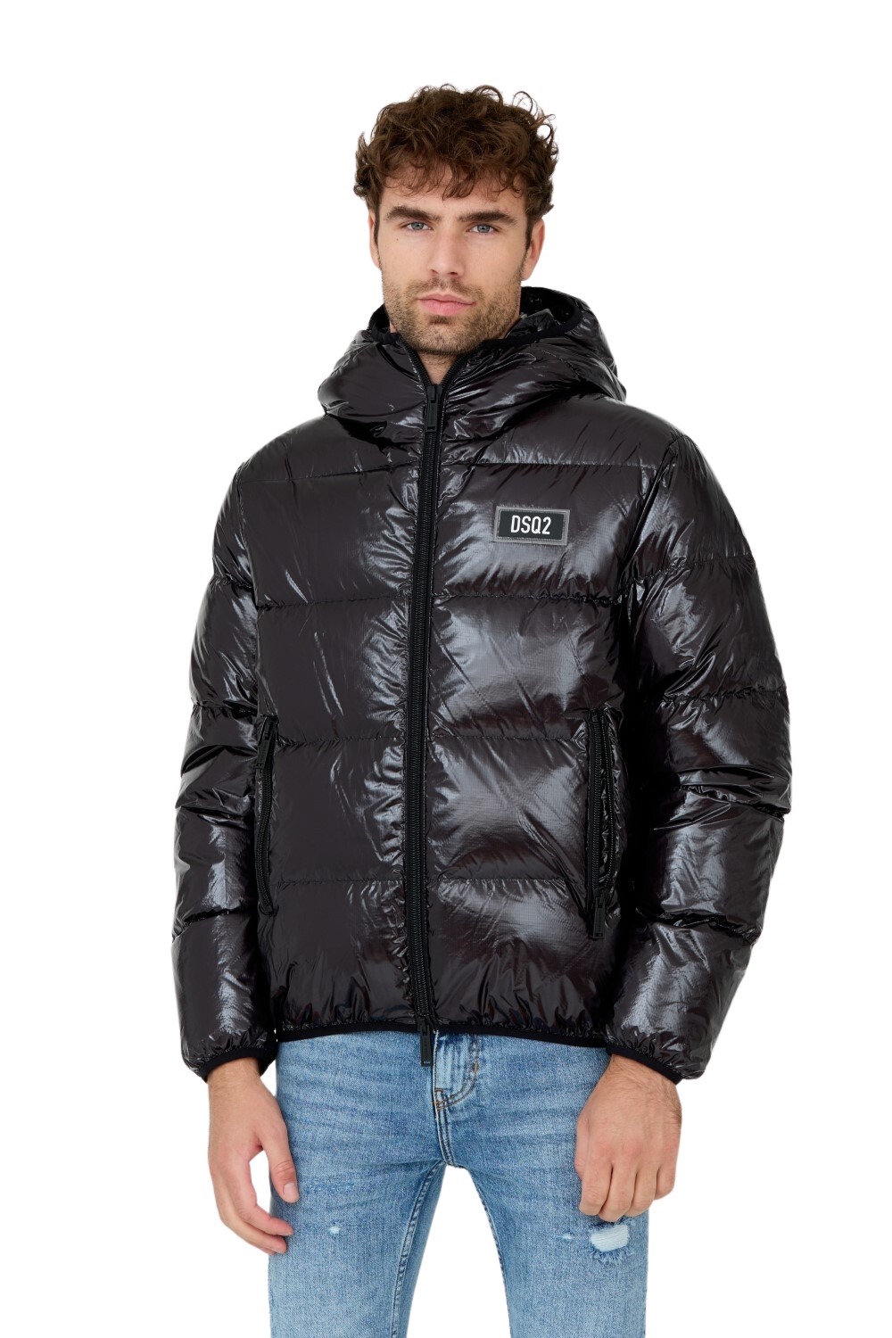 DSQUARED2 Black Puff Kaban Jacket