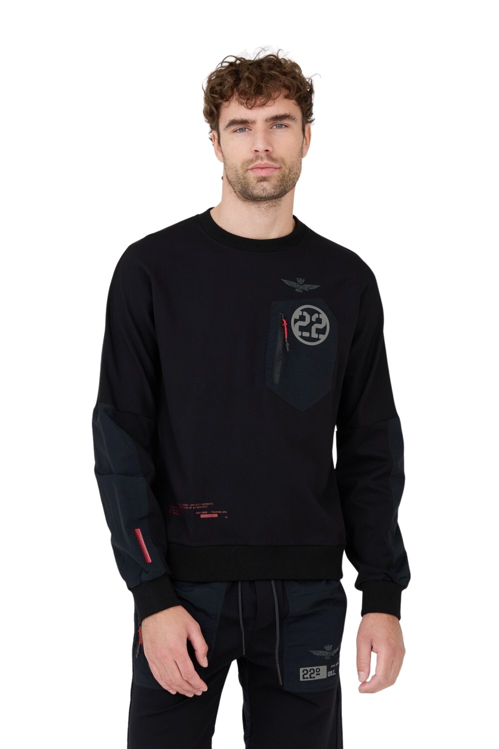 AERONAUTICA MILITARE Black sweatshirt