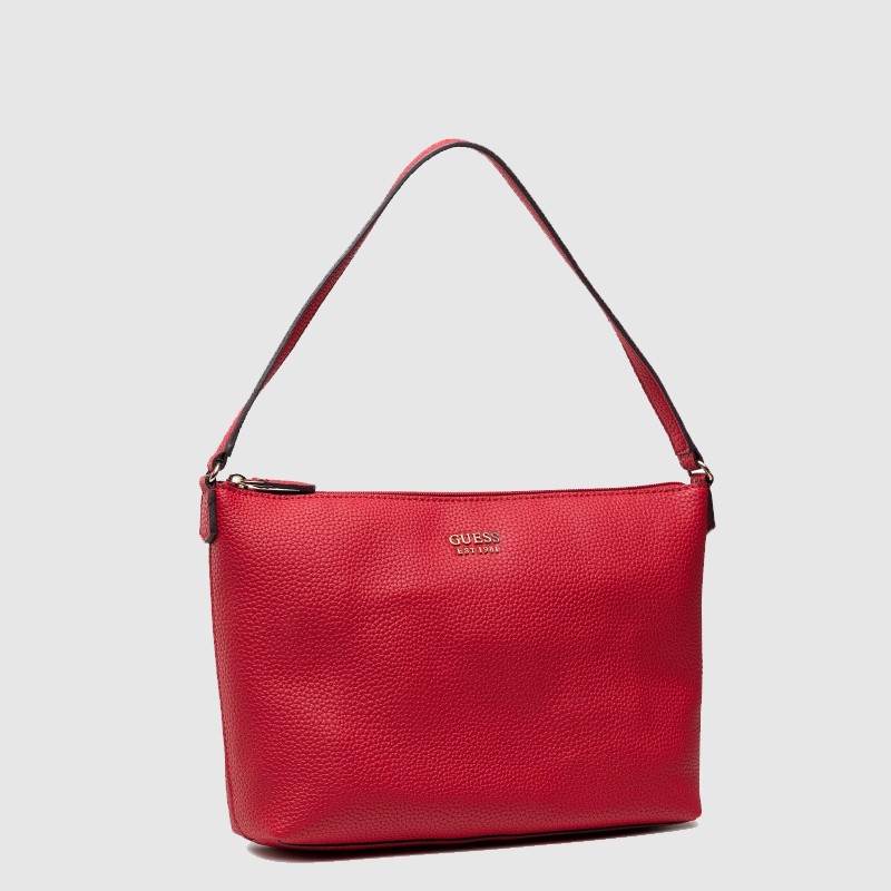 GUESS Large red and beige double-sided handbag