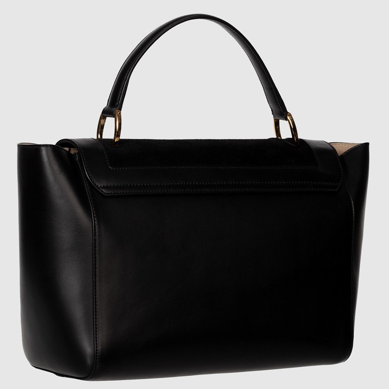 ESCADA Torebka skórzana czarna