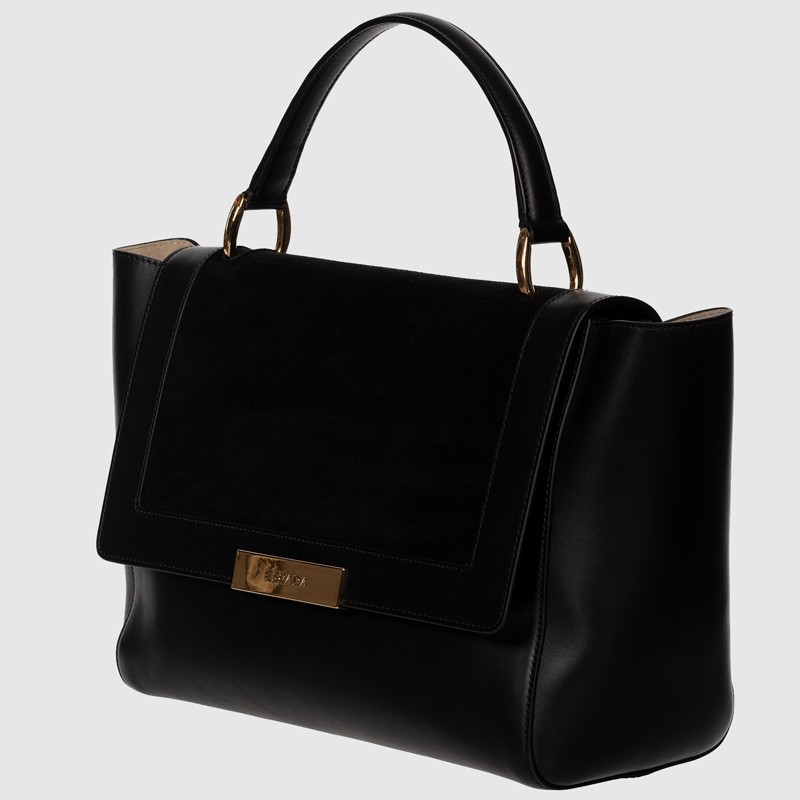 ESCADA Torebka skórzana czarna