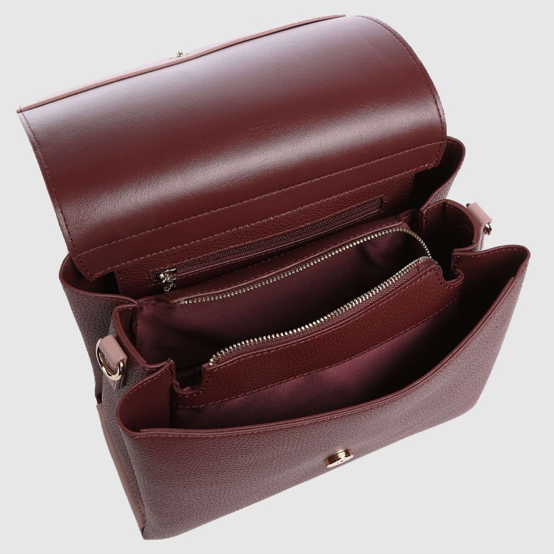 VALENTINO Maroon alexia postbag